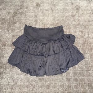 Mustard seed grey smocked skirt with built in shorts